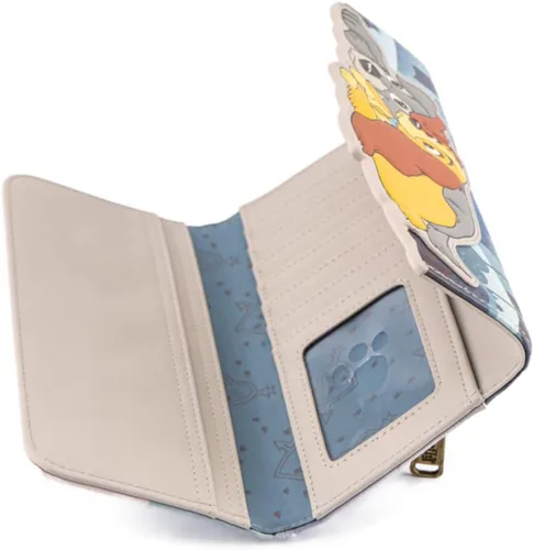 Miniatura 2 de Loungefly Disney Lady and the Tramp - Cartera de piel sintética de cemento húmedo