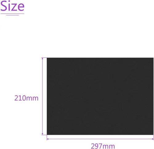 Miniatura 3 de DMiotech 10 piezas de filtro de luz de gel de corrección superpuesto de plástico transparente PVC hojas granate para fotos, películas, video