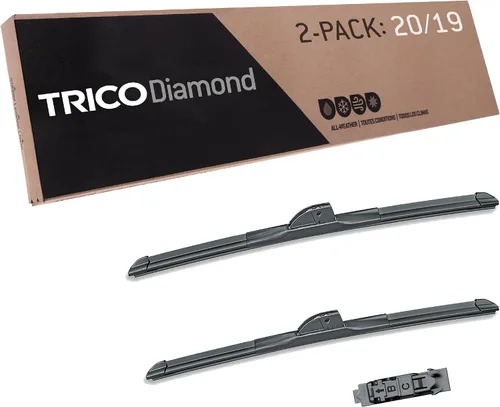 Miniatura 45 de TRICO Gold 21" + 19" Juego de 2 limpiaparabrisas de repuesto automotriz de primera calidad, limpiaparabrisas de haz para lado del pasajero