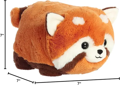 Miniatura 5 de Aurora Adorable Spudsters Remy panda rojo de peluche - Abrazos reconfortantes - Compañeros juguetones - Marrón 10 pulgadas