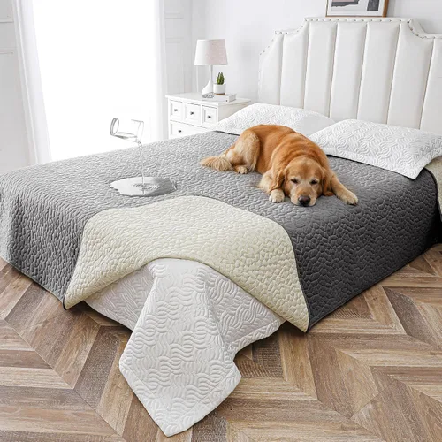 Miniatura 11 de Manta impermeable para perro, lavable, antideslizante, fundas de sofá para mascotas, resistentes al pelo de mascotas, para cama, silla, muebles