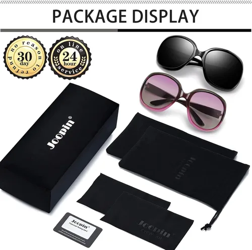 Miniatura 82 de Joopin Lentes de sol de gran tamaño para mujer, polarizados, grandes, para conducción, protección UV, grandes sombras