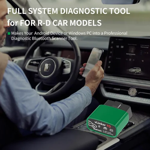Miniatura 2 de VGATE vLinker FD Bluetooth OBD2 Escáner Herramienta de Diagnóstico, Lectores de Código de Automóvil y Herramientas de Escaneo para Android y Windows