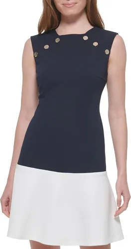 Miniatura 4 de Tommy Hilfiger Crepe de buceo sin mangas hasta la rodilla para mujer