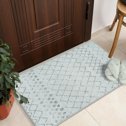 Miniatura 34 de GLN Rugs Contemporary Collection - Alfombra de felpilla lavable a máquina, contemporánea, antideslizante, de pelo corto, alfombra de felpilla
