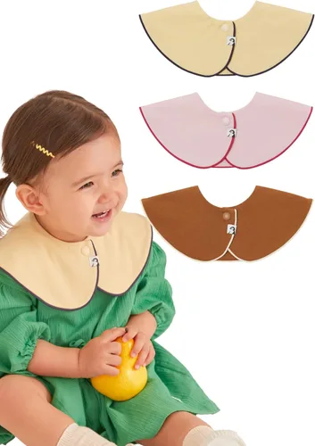 Miniatura 27 de Konny Baby Bib 3/5/7-Pack Set, 360 ° Rotate, Soft and Absorbent Drooling for Toddler Boys Girls Baby Essentials