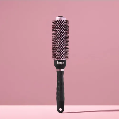 Miniatura 4 de L'ANGE HAIR VolumePro - Cepillo redondo iónico de cerámica extralargo, color negro, para secado, rizado y peinado, añade volumen, reduce