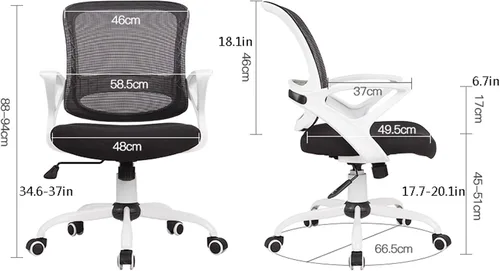 Miniatura 3 de Silla de juegos, silla de escritorio ergonómica, silla de oficina ergonómica para el hogar, oficina, silla de trabajo, silla de malla con respaldo