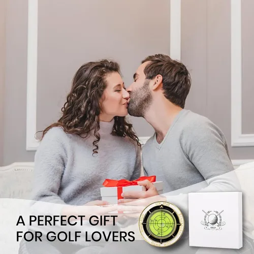 Miniatura 6 de Ddaowanx Lector verde de golf, marcador de pelota de golf con burbuja horizontal de alta precisión, herramienta de accesorios de golf Putt Aid