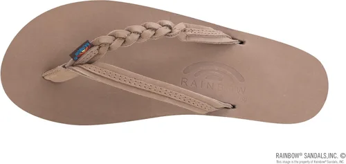 Miniatura 3 de Rainbow Sandals - Sandalias de piel tipo flipflops con tira trenzada modelo Flirty Braidy