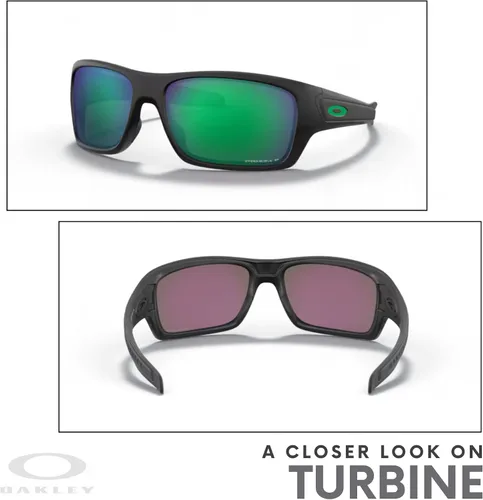 Miniatura 39 de Oakley Turbine OO9263 - Gafas de sol rectangulares para hombre, correa + paquete con kit de gafas de diseñador iWear