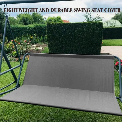 Miniatura 4 de Funda para Silla Columpio Funda de Repuesto para Banco, 600D Impermeable Fundas de Asiento para Silla Mecedora para Patio Exterior Jardín Silla Gris