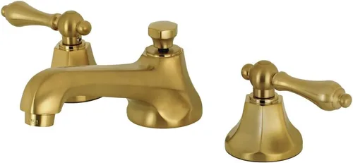 Miniatura 10 de Kingston Brass KS4463AL Grifo de baño extendido de 8 pulgadas, latón antiguo