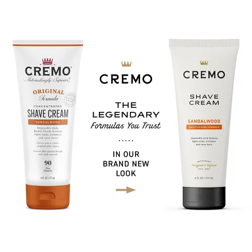 Miniatura 2 de Cremo Crema de Afeitar de Sándalo, Asombrosamente Superior Crema de Afeitar Ultra-Deslizante para Hombres, Combate Cortadas, Cortes y Quemaduras