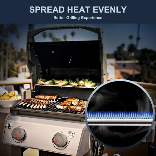 Miniatura 4 de Utheer 69785 Quemador de parrilla de 18 pulgadas para Weber Spirit I y II 200 Series, Spirit E-210 E-220, Spirit S-210 S-220 parrillas de gas
