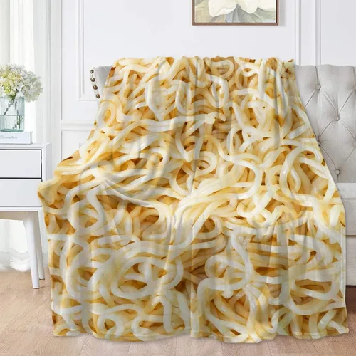 Miniatura 13 de Manta de frijoles horneados 3D para niñas, niños, suave y acogedora manta de vellón divertida para cama, sofá, sillas, para todas las estaciones