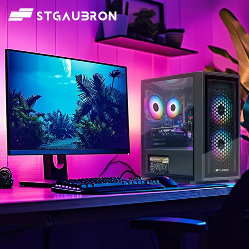 Miniatura 5 de STGAubron Computadora de escritorio para videojuegos, Radeon RX 560 4G GDDR5, Intel Core i5 hasta 3.6G, 16G RAM, 512G SSD, WiFi 6, BT 5.0
