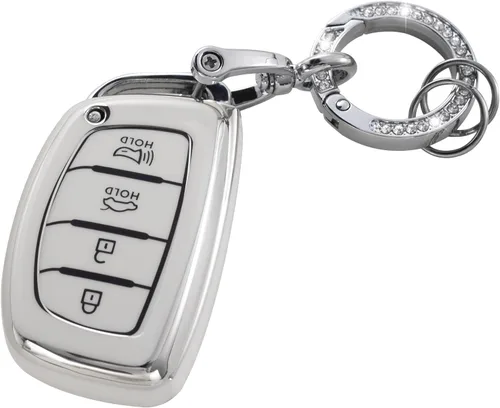 Miniatura 34 de YO&YOYE Funda para Llavero de TPU con Anillo para Llaves