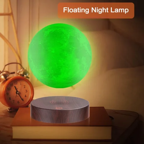 Miniatura 7 de UVEHAS Lámpara de luna levitante de 16 colores de levitación magnética flotante impresión 3D LED luz de luna giratoria en Air Luna Luces nocturnas