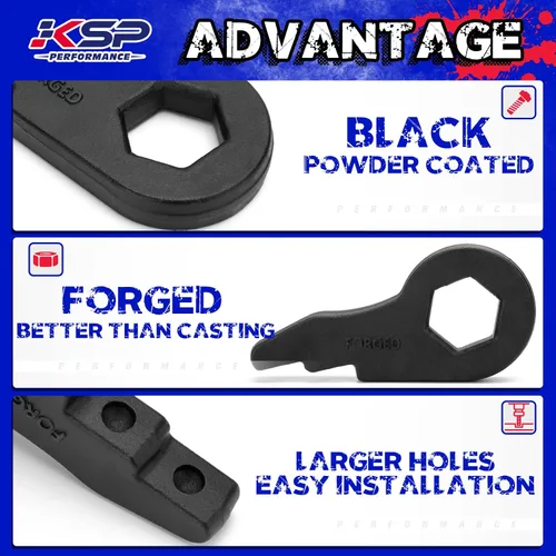 Miniatura 3 de KSP - Llave de torsión de 1-3 pulgadas para Silverado Sierra 2500HD 3500HD 2011-2019, llave de barra de torsión forjada ajustable compatible