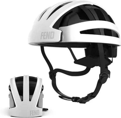 Miniatura 7 de FEND One Foldable Bike Helmet – Patented Smart-Fold 50% Compact Design, Award-Winning Safety CPSC/EN1078 Certified, for Adults, Commuters, E-Bikes