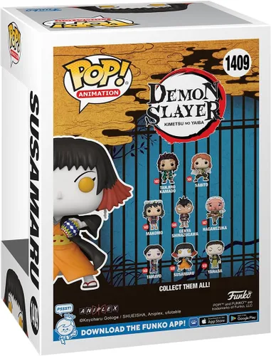 Miniatura 3 de Funko Pop! Animation: Demon Slayer - Susamaru - 1/6 probabilidades para variante de persecución rara - Figura de vinilo coleccionable - Idea