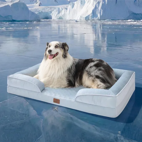 Miniatura 69 de Bedsure Cama ortopédica XL para perros extragrandes, cama lavable para perros y gatos, impermeable, cómodo sofá para perros con funda extraíble