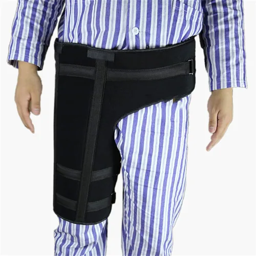 Soporte de cadera para alivio del dolor de ciática, manga de compresión de muslo, soporte para ingle, cinturón sacroilíaco para articulación si,