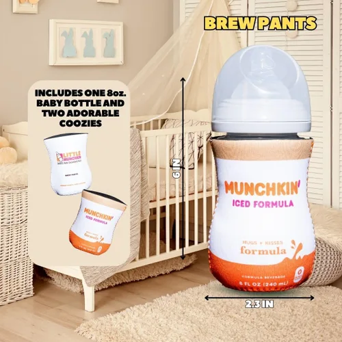 Miniatura 2 de Coozies con temática de café para biberones – Regalo divertido para nuevos padres y baby showers