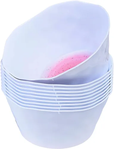 Miniatura 28 de Mini cuencos de postre Platos de postre ovalados Colección Lava Niebla rosa 6 piezas