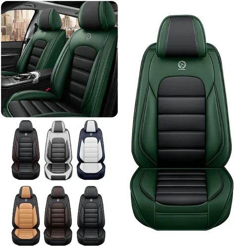 Miniatura 2 de Juego de fundas de automóvil para Audi A4 2001-2025, impermeables, suaves, transpirables, de piel sintética, con bolsillos de almacenamiento