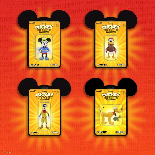 Miniatura 7 de Super7 Disney Hawaiian Holiday Bundle – Mickey, Minnie, Donald Duck and Goofy – Figura de acción de 3.75 pulgadas Coleccionables de películas