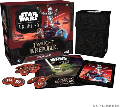 Miniatura 3 de Star Wars: Unlimited TCG Twilight of The Republic PRERELEASE Box - ¡Lanza tu aventura de Clone Wars! Incluye 6 paquetes de refuerzo, a partir de 12