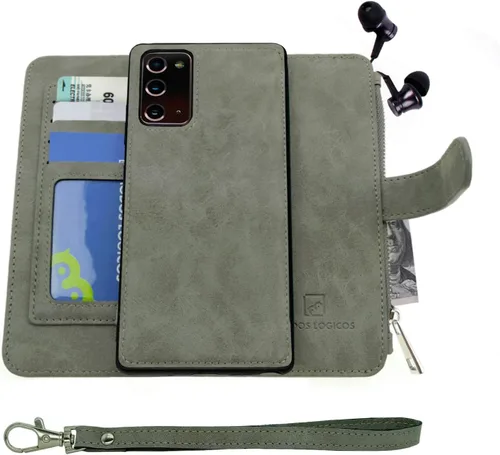 Miniatura 10 de MODOS LOGICOS Funda para Samsung Galaxy Note 8, [Cartera desmontable Folio] [2 en 1] [Almacenamiento de efectivo con cremallera]
