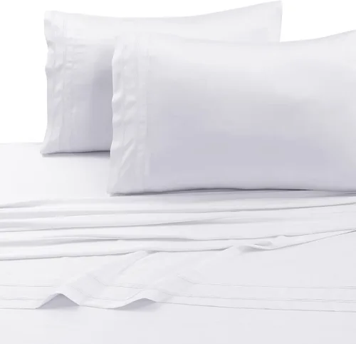 Miniatura 7 de Tribeca Living BAMB300PCSTIV - Par de almohadas de rayón de bambú de 300 hilos, tamaño estándar, color marfil