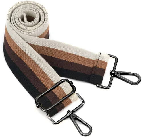 Miniatura 157 de ZOOEASS Hebillas de níquel Correa ancha para el hombro ajustable de repuesto para cinturón de pistola, hebilla de guitarra estilo bandolera