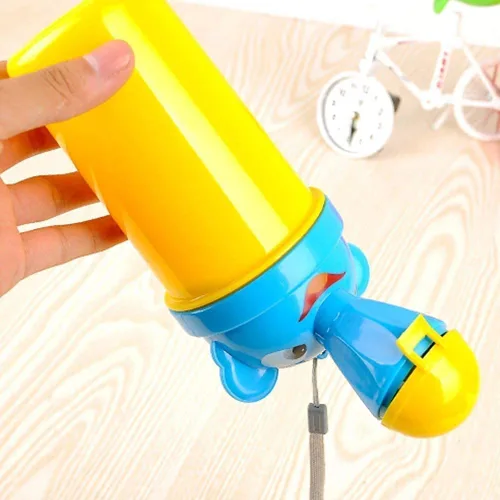 Miniatura 3 de [16.9 fl oz] Orinal portátil para bebés y niños con cepillo limpio, inodoro higiénico de emergencia a prueba de fugas para camping, viajes