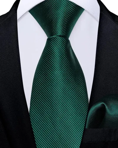 Miniatura 2 de DiBanGu Juego de corbatas preatadas y bolsillo cuadrado para niños, corbata ajustable para niños, boda, fiesta, graduación, uniforme escolar