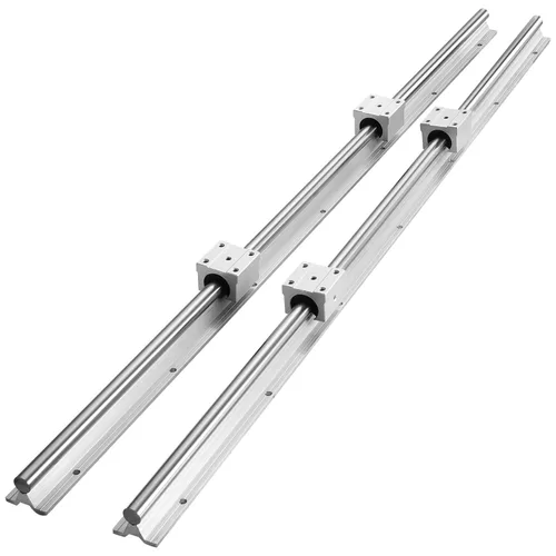 Miniatura 14 de OrangeA - Riel lineal 2 piezas SBR16-78.740 in, 2 rieles de guía lineal y 4 bloques de rodamientos de carro, kit de riel CNC Diapositiva lineal