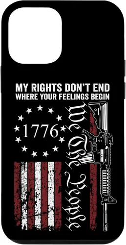 Miniatura 16 de My Rights Don't End Where Your Feelings Begin USA Gun Flag Case for iPhone 17