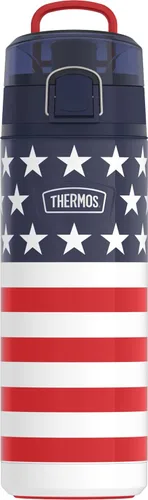 Miniatura 13 de THERMOS ICON SERIES, botella de agua de acero inoxidable con boquilla, 24 onzas, color verde alpino, botella de agua aislada al vacío con tapa