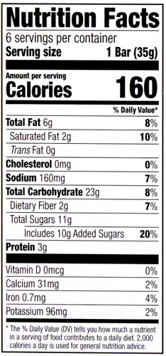 Miniatura 5 de Marca Amazon – Happy Belly Sweet & Salty, barras de granola de almendra, 1.2 onzas, 6