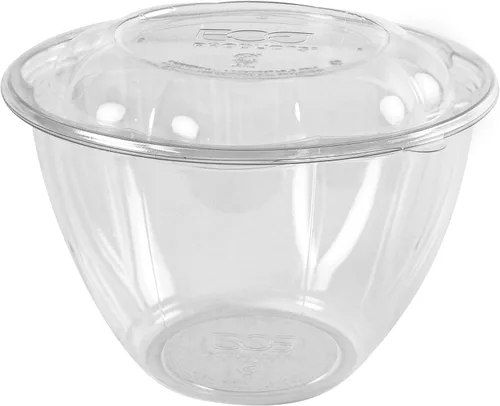 Miniatura 12 de Eco-Products - Tapas compostables para ensalada de 18 onzas, caja de 300, se adapta a recipientes redondos de 18 onzas, material PLA renovable hecho