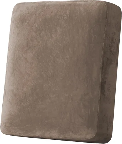 Miniatura 229 de H.VERSAILTEX - Funda de terciopelo elástica y afelpada para protección de cojines de sofá biplaza, silla o sofá, 2 piezas, tamaño grande, color gris