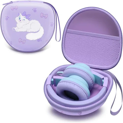 Miniatura 22 de Funda para auriculares infantiles compatible con iClever BTH12 / HS19 / BTH26 / JoySpark-T5 / Candy Bila BH03 / EarFun/IMYB/MIDOLA MD-B01 / noot