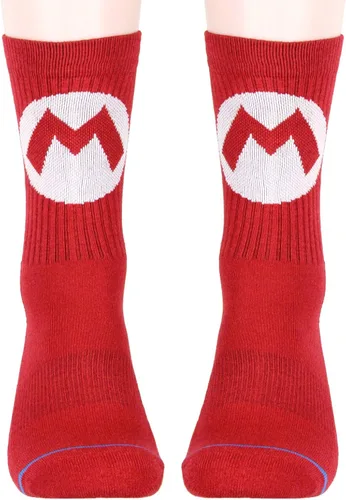 Miniatura 2 de Nintendo Super Mario - Disfraz de personaje de Mario y Luigi para adultos, 2 pares de calcetines para hombres y mujeres, Multi