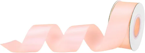 Miniatura 266 de MECCANIXITY Cinta de satén de 3/8 pulgadas de 50 yardas, de grogrén, de seda sólida, fina para ramo de boda, para regalo del día de San Valentín