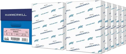 Miniatura 8 de Hammermill Papel de color, papel de impresora crema de 20 libras, 8.5 x 11-1 resma (500 hojas), fabricado en los Estados Unidos, papel pastel