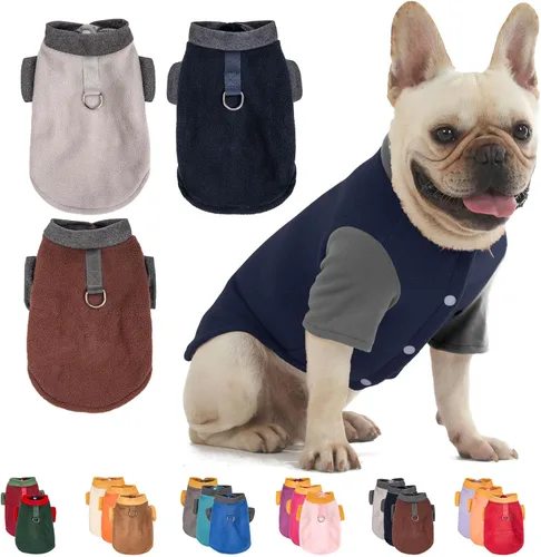 Miniatura 7 de FabriCastle Suéteres pequeños para perros, paquete de 3 prendas para perros y gatos, chaquetas suaves y cálidas para perros XXS XS S y S, disfraces