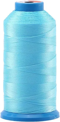 Miniatura 5 de Selric [1500 yardas/recubierto/sin desenredo/22 colores disponibles] Hilos de nailon prensado resistentes #69 T70 tamaño 210D/3 para tapicería